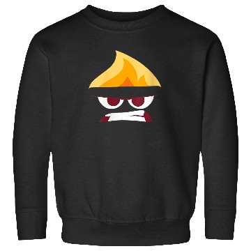 Discover Disneyss Pixars Inside Out Halloween Anger Big Faces On Firessss Sweatshirts