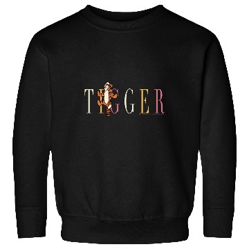 Discover Disney Winnie The Pooh Tigger Simple Text Sweatshirt Sweatshirts