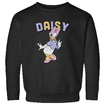 Discover Disney Mickey And Friends Daisy Duck Simple Portrait Sweatshirts