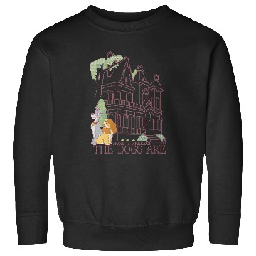 Discover Womens Disney Lady And The Tramp Home Is Where The Dogs Are V-Neck Sweatshirts