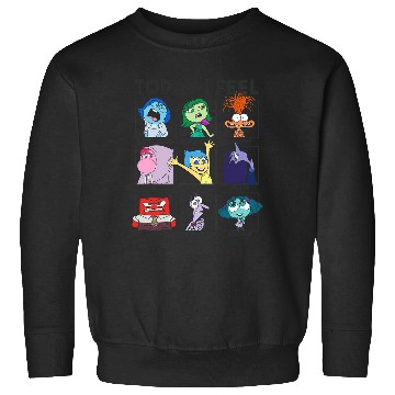 Discover Disney Pixar Inside Out 2 Today I Feel... Emotions Panels Sweatshirts