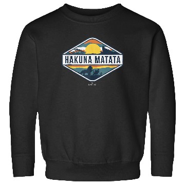 Discover Disney The Lion King Hakuna Matata Diamond Logo Sweatshirts