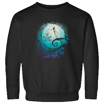 Discover Disney Nightmare Before Christmas Jack Movie Logo Sweatshirts