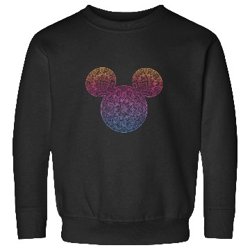 Discover Disney Mickey And Friends Mandala Mickey Ears Sweatshirts