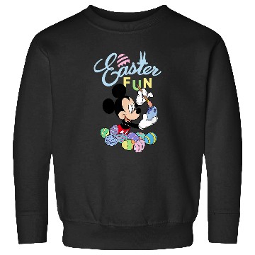 Discover Disney Mickey Mouse Easter Fun Painting Eggs Sweatshirts