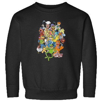 Discover Disney The Muppets Main Characters Distressed Group Shot Sweatshirts