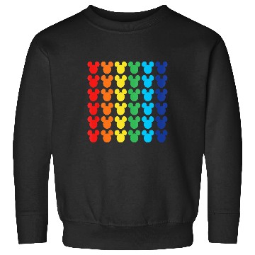 Discover Disney Mickey Mouse Rainbow Icons Tank Top Sweatshirts