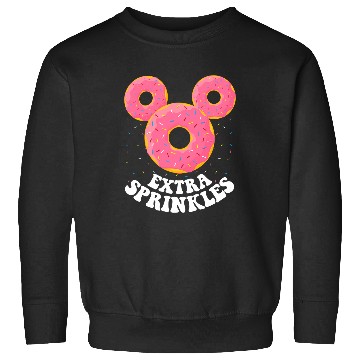 Discover Disney Mickey Mouse Donut Ears Extra Sprinkles Sweatshirts
