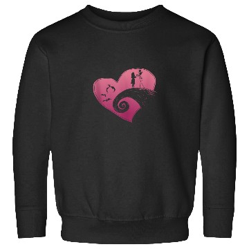 Discover Disney The Nightmare Before Christmas Jack and Sally Heart Tank Top Sweatshirts