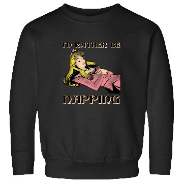Discover Disney Sleeping Beauty Aurora I'D Rather Be Napping Sweatshirts
