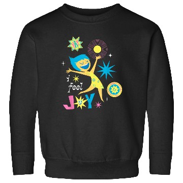Discover Disneyss Pixars Inside Out 2 Yay I Feel Joy Vintages Logo Sweatshirts
