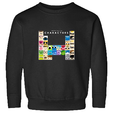 Discover Disney Pixar Movie Characters Periodic Table Sweatshirts
