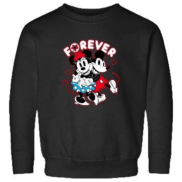 Discover Disney Mickey Mouse Minnie Mouse Love Forever Valentines Sweatshirts