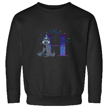 Discover Disney Villains Alphabet Monogram Letter H For Hades Sweatshirts