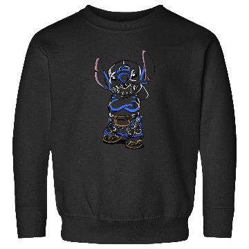 Discover Disney Lilo & Stitch Retro Vintage 90's Graffiti Stitch V-Neck Sweatshirts