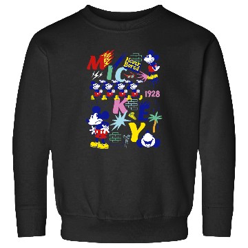 Discover Disney Mickey Mouse Vintage Never Bored Sweatshirts