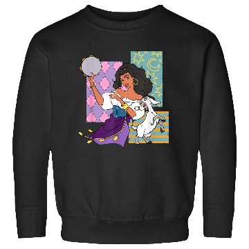 Discover Disneyss The Hunchback Of ND Esmeralda Dancing Logo Sweatshirts