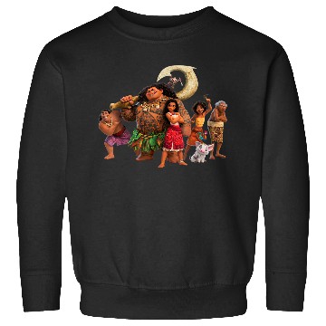 Discover Disneyss Moana 2 Moanas Ocean Adventure Crew Group Together Sweatshirts