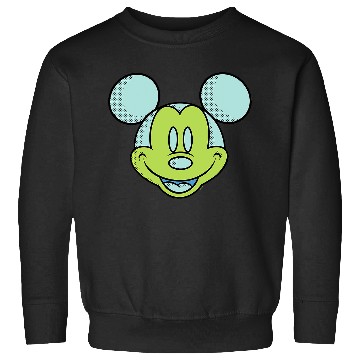 Discover Disney Mickey Mouse Happy Smiling Face Retro Pop Art Sweatshirts