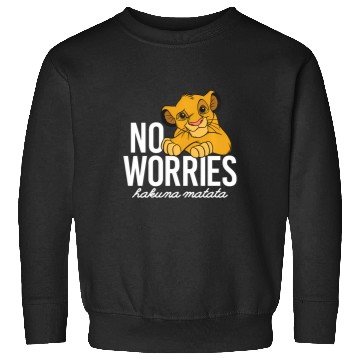 Discover Disney Lion King Classic No Worries Simba Sweatshirts