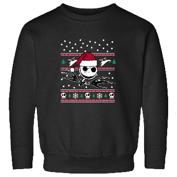 Discover Disney Nightmare Before Christmas Jack Bw Sweatshirts