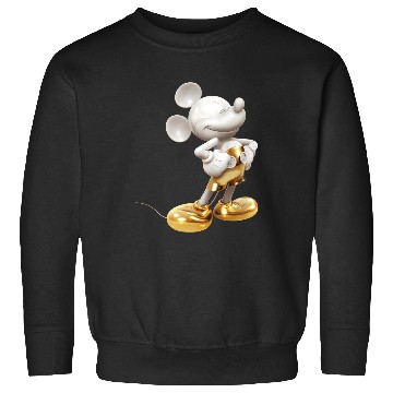 Discover Disney Gold Mickey Mouse Pose Sweatshirts