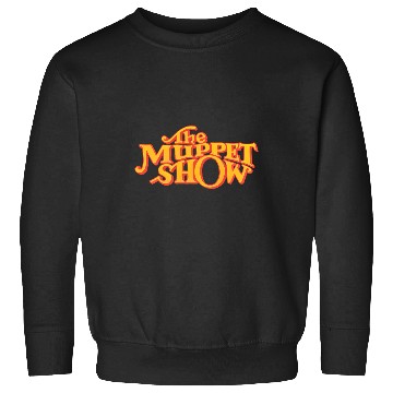 Discover Disney The Muppets  The Muppet Show Logo Orange Sweatshirts