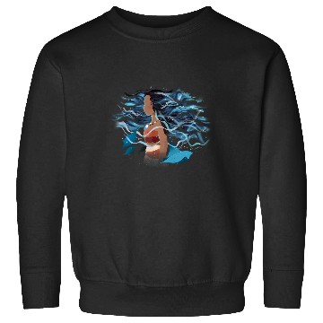 Discover Disney Moana Faceless Side Profile Sketch Sweatshirts