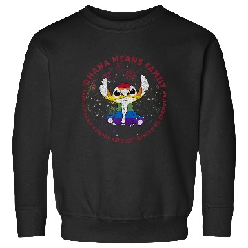 Discover Disney Lilo Stich Ohana Pride Circle Sweatshirts