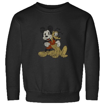 Discover Disney Mickey Mouse And Pluto Best Buds Sweatshirts