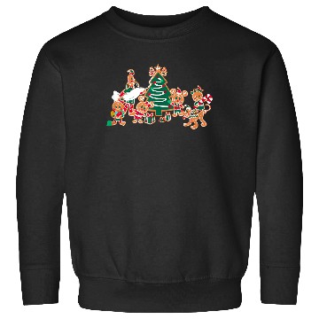 Discover Disney Mickey & Pals Gingerbread Cookies and Christmas Tree Tank Top Sweatshirts