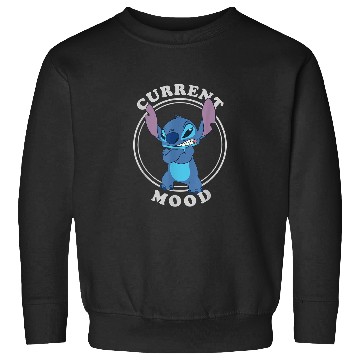 Discover Disney Lilo and Stitch Angry Stitch Current Mood Sweatshirts