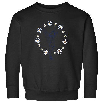 Discover disney peter pan tinker bell spring floral circle Sweatshirts