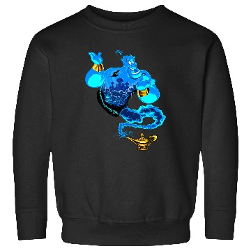 Discover Disney Aladdin Genie Portrait Agrabah Fill Tank Top Sweatshirts