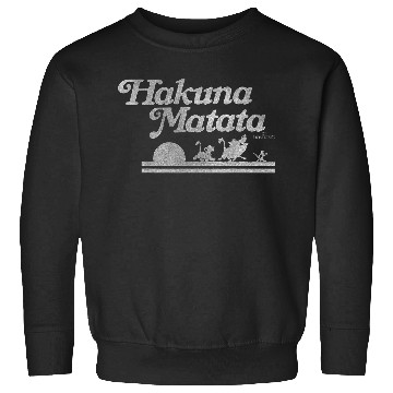 Discover Disneyss Lion King Hakuna Matata Silhouette Sweatshirts