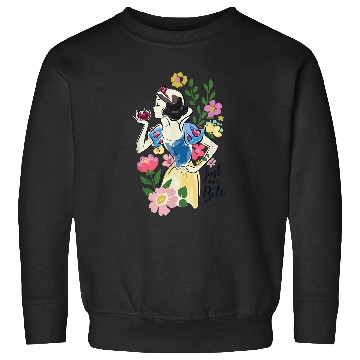 Discover Disneyss Princess Snow White Just One Bite Floral Sweatshirts