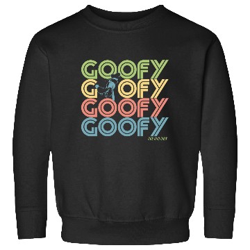 Discover Disney Goofy Retro Name Stack Sweatshirts
