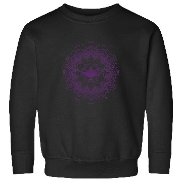 Discover disney aladdin genies lamp purple mandala Sweatshirts