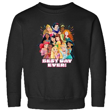 Discover Disneyss Princess Best Day Ever Friend Family Trip Matching Sweatshirts