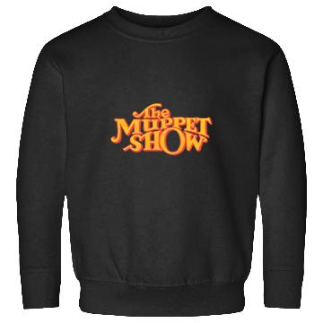 Discover Disney The Muppets  The Muppet Show Logo Orange Sweatshirts