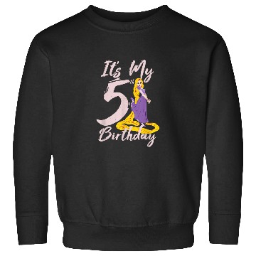 Discover Disney Tangled Rapunzel Its My Fifth Birthday Sweatshirts
