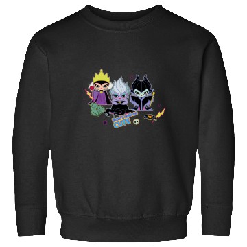 Discover Disney Villains Chibi Dont Call Us Cute Sweatshirts