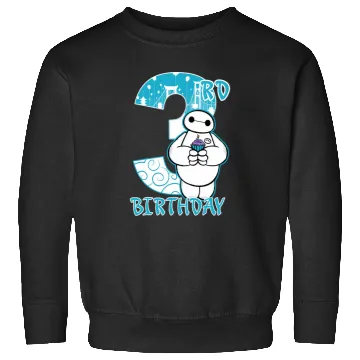 Discover Disney Big Hero 6 Baymax 3rd Birthday Cupcake Portrait Sweatshirts