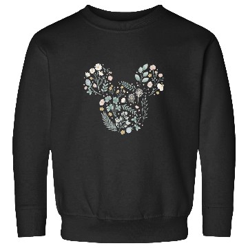 Discover Disney Mickey Mouse Icon Spring Flowers Sweatshirts