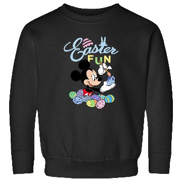 Discover Disney Mickey Mouse Easter Fun Painting Eggs Sweatshirts