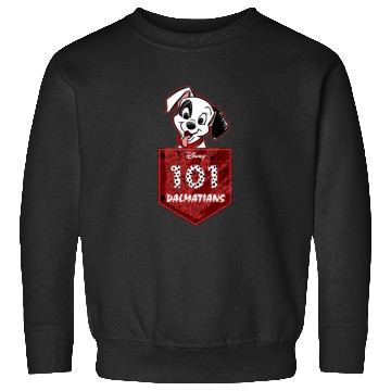 Discover Disneys 101 dalmatians pocket logo long sleeve Sweatshirts