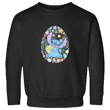 Discover Disney Lilo Stitch Easter Egg Flowers Spring Pas Sweatshirts