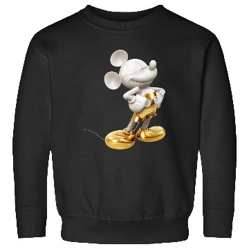 Discover Disney Gold Mickey Mouse Pose Sweatshirts