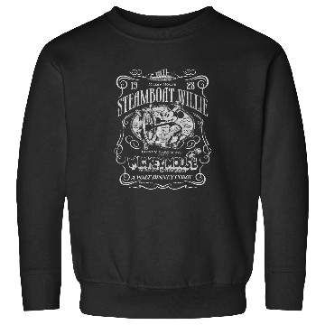 Discover Disney 100 Mickey Mouse Steamboat Willie Poster Homage D100 Sweatshirts
