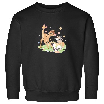 Discover Disney Bambi Thumper Flower Pastel Spring Easter Sweatshirts